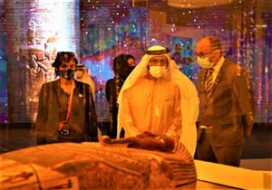 صورة حاكم دبي محمد بن راشد يزور الجناح المصري في معرض إكسبو دبي 2020