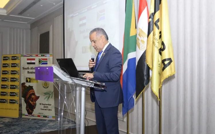 يسري الشرقاوي رئيس مجلس جمعية رجال الأعمال المصريين الأفارقة