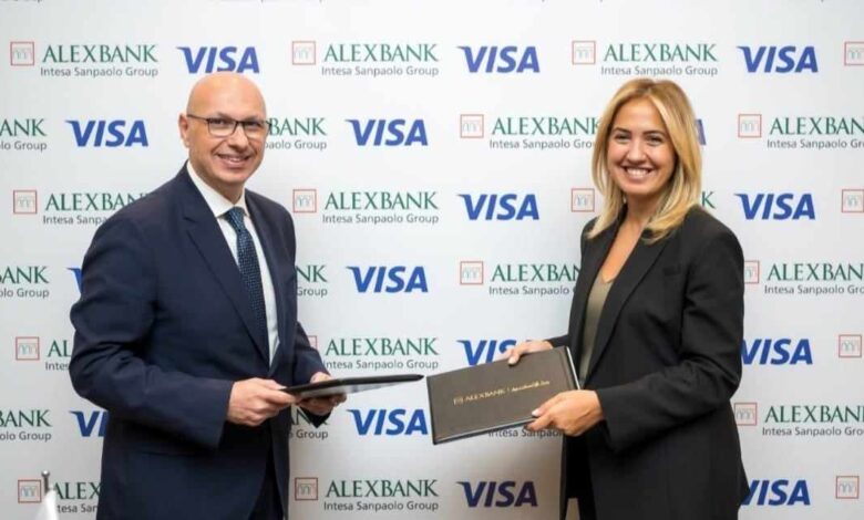 تمديد شراكة بنك الإسكندرية سان باولو وفيزا لإطلاق منتجات دفع جديدة في السوق المصرية