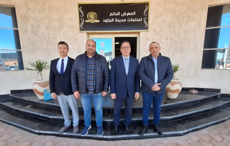 مدينة الجلود تستقبل سفير كازاخستان في مصر