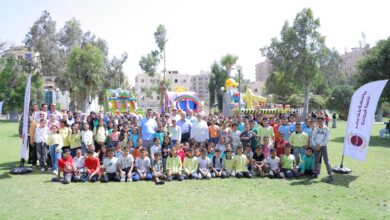 صورة بنك مصر يشارك الأطفال احتفالهم بيوم اليتيم في 15 محافظة
