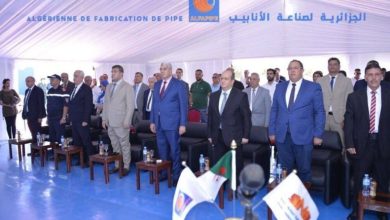 صورة الجزائرية الوطنية لصناعة الحديد تفتتح وحدة إنتاج “ألفابايب”
