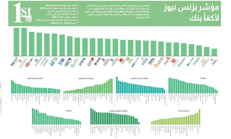 "بزنس نيوز" تطلق النسخة الـ 14 من نتائج مؤشرها لقياس الأداء البنكي في مصر