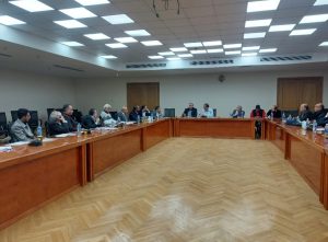 جانب من اجتماع المجلس التصديرى للمفروشات