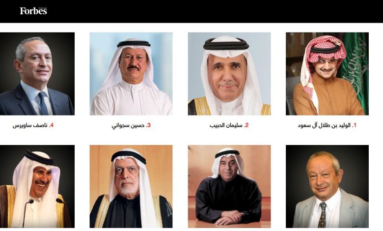 فوربس تنشر قائمة الأثرياء العرب في 2025 .. ساويرس يحتل المركز الخامس
