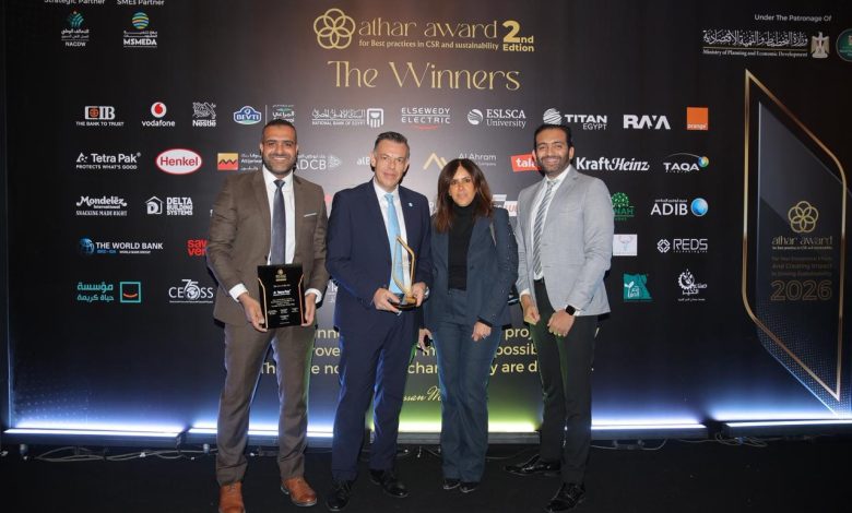 تتراباك مصر تحصل على جائرة "أثر" في الاقتصاد الدائري وإعادة التدوير